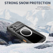 For iPhone 16 Plus RedPepper IP68 Water-resistant Triple-proof MagSafe Phone Case(Black)