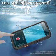 For iPhone 16 Plus RedPepper IP68 Water-resistant Triple-proof MagSafe Phone Case(Black)