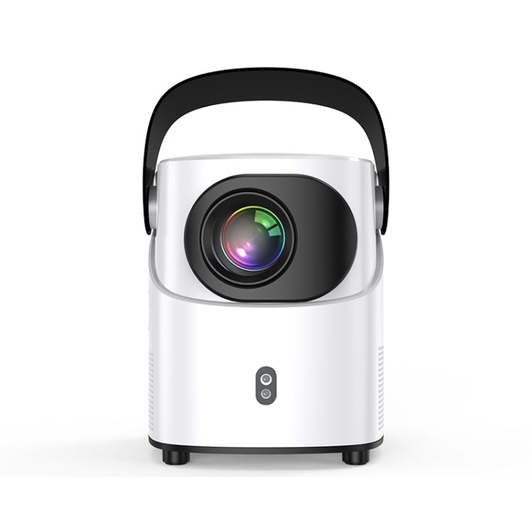 T-2 1920 x 1080P 240ANSI HiSilicon 352 Android 9.0 Portable Projector, US Plug(White)