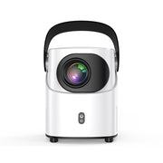 T-2 1920 x 1080P 240ANSI HiSilicon 352 Android 9.0 Portable Projector, US Plug(White)