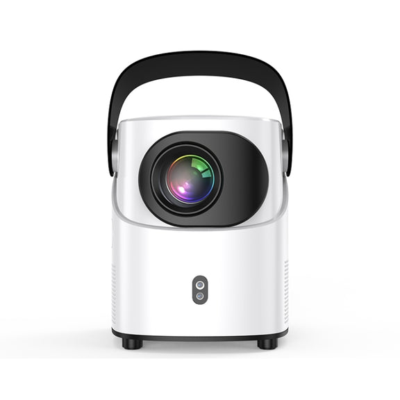 T-2 1920 x 1080P 240ANSI HiSilicon 352 Android 9.0 Portable Projector, EU Plug(White)