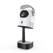 TS-2 1920 x 1080P 240ANSI HiSilicon 352 Android 9.0 Telescopic Projector, US Plug(White)