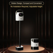 TS-2 1920 x 1080P 240ANSI HiSilicon 352 Android 9.0 Telescopic Projector, EU Plug(White)