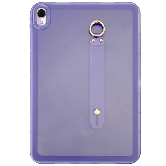For Huawei MatePad 11 2023 / 2024 Wristband Holder PC Hybrid TPU Soft Tablet Case(Purple)