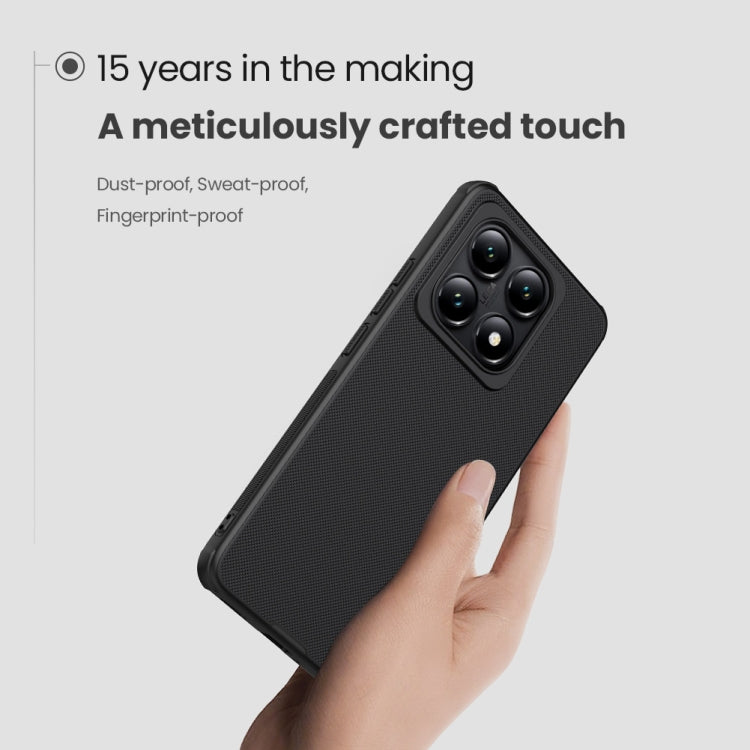 For Xiaomi 14T Pro NILLKIN Frosted Shield Pro PC + TPU Phone Case(Black)