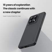 For Xiaomi 14T NILLKIN Frosted Shield Pro PC + TPU Phone Case(Black)