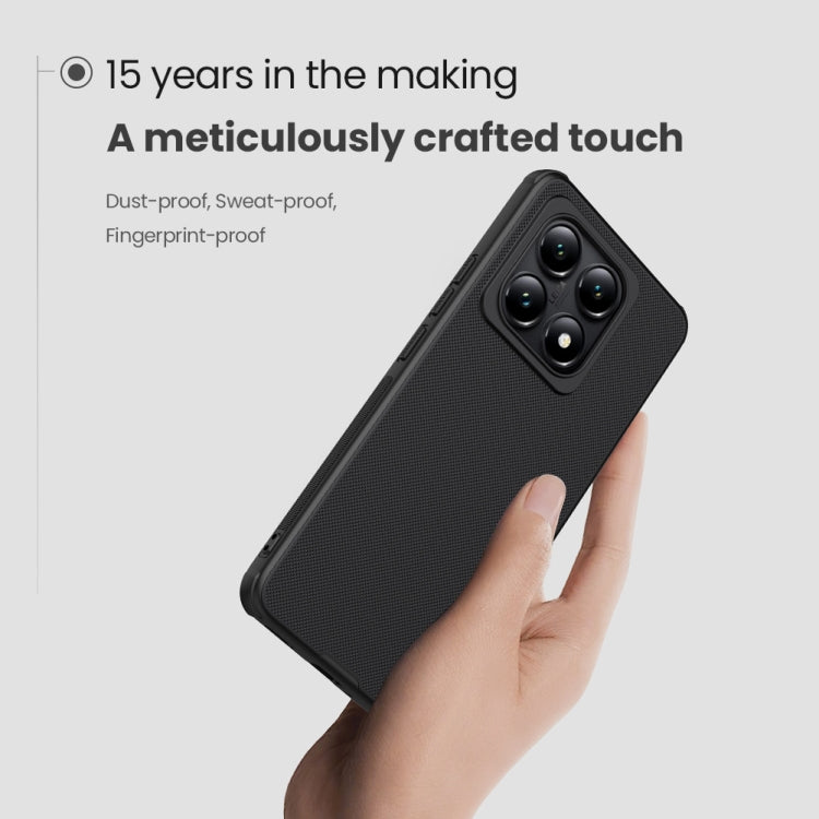 For Xiaomi 14T NILLKIN Frosted Shield Pro PC + TPU Phone Case(Black)