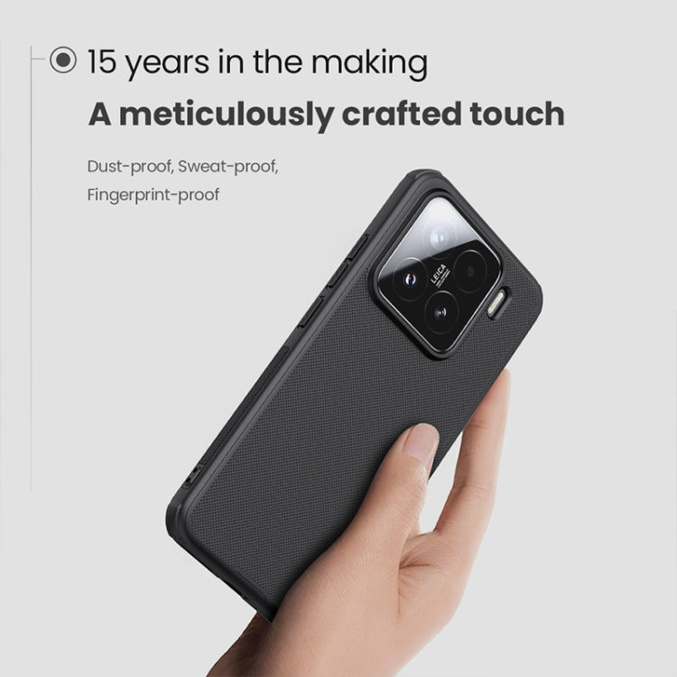 For Xiaomi 15 NILLKIN Frosted Shield Pro PC + TPU Phone Case(Black)
