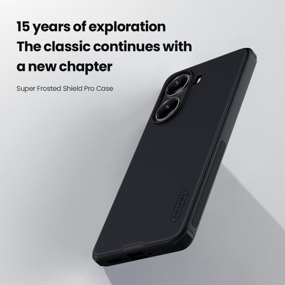 For Xiaomi Poco X7 Pro NILLKIN Frosted Shield Pro PC + TPU Phone Case(Black)
