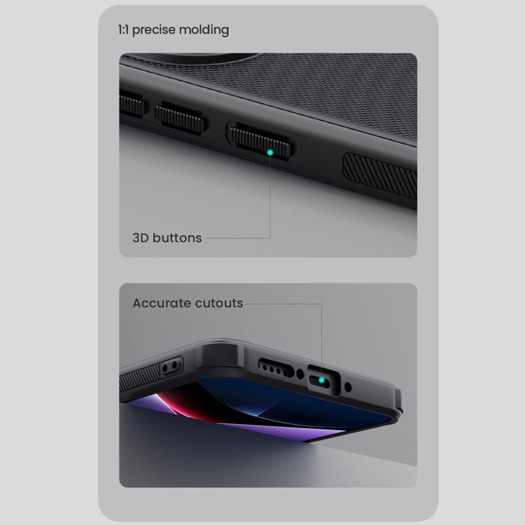 For Xiaomi Poco X7 Pro NILLKIN Frosted Shield Pro PC + TPU Phone Case(Black)