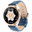 18mm Silver Steel Buckle Genuine Leather Watch Band Wristband(Blue) - free shipping - PMc TechLife - Order now!