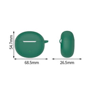 For Realme Buds T01 Wireless Earphone Silicone Protective Case(Dark Green)
