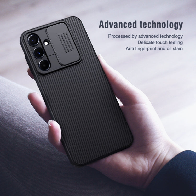 For Samsung Galaxy A16 5G NILLKIN Black Mirror Series Camshield PC Phone Case(Black)