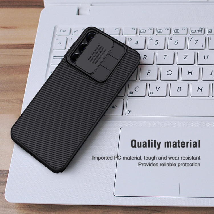 For Samsung Galaxy A16 5G NILLKIN Black Mirror Series Camshield PC Phone Case(Black)
