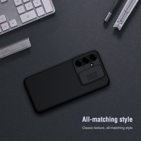 For Samsung Galaxy A16 5G NILLKIN Black Mirror Series Camshield PC Phone Case(Black)