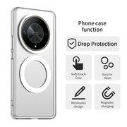For Honor Magic6 Lite 5G Candy Magsafe PC Hybrid TPU Phone Case(White)