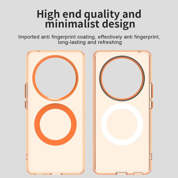 For Honor Magic6 Lite 5G Candy Magsafe PC Hybrid TPU Phone Case(Orange)