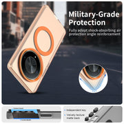 For Honor Magic6 Lite 5G Candy Magsafe PC Hybrid TPU Phone Case(Orange)