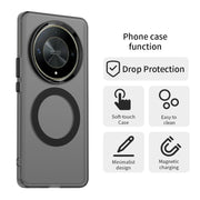 For Honor Magic6 Lite 5G Candy Magsafe PC Hybrid TPU Phone Case(Black)