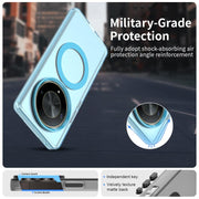 For Honor Magic6 Lite 5G Candy Magsafe PC Hybrid TPU Phone Case(Blue)