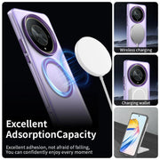 For Honor Magic6 Lite 5G Candy Magsafe PC Hybrid TPU Phone Case(Purple)