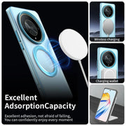 For Honor X9 Candy Magsafe PC Hybrid TPU Phone Case(Blue)