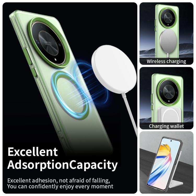 For Honor X50 Candy Magsafe PC Hybrid TPU Phone Case(Green)