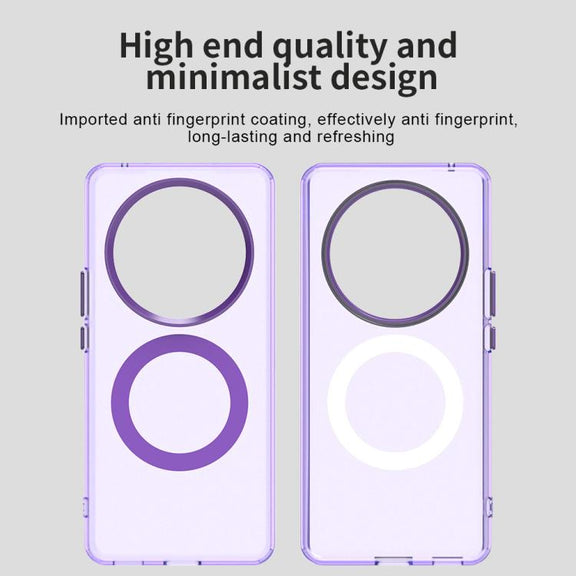 For Honor X50 Candy Magsafe PC Hybrid TPU Phone Case(Purple)