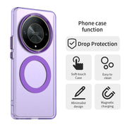 For Honor X50 Candy Magsafe PC Hybrid TPU Phone Case(Purple)