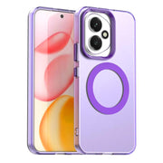 For Honor 400 Global 156.5mm Candy Magsafe PC Hybrid TPU Phone Case(Purple)