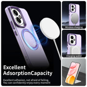 For Honor 400 Global 156.5mm Candy Magsafe PC Hybrid TPU Phone Case(Purple)
