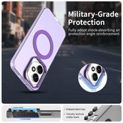 For Honor 400 Global 156.5mm Candy Magsafe PC Hybrid TPU Phone Case(Purple)