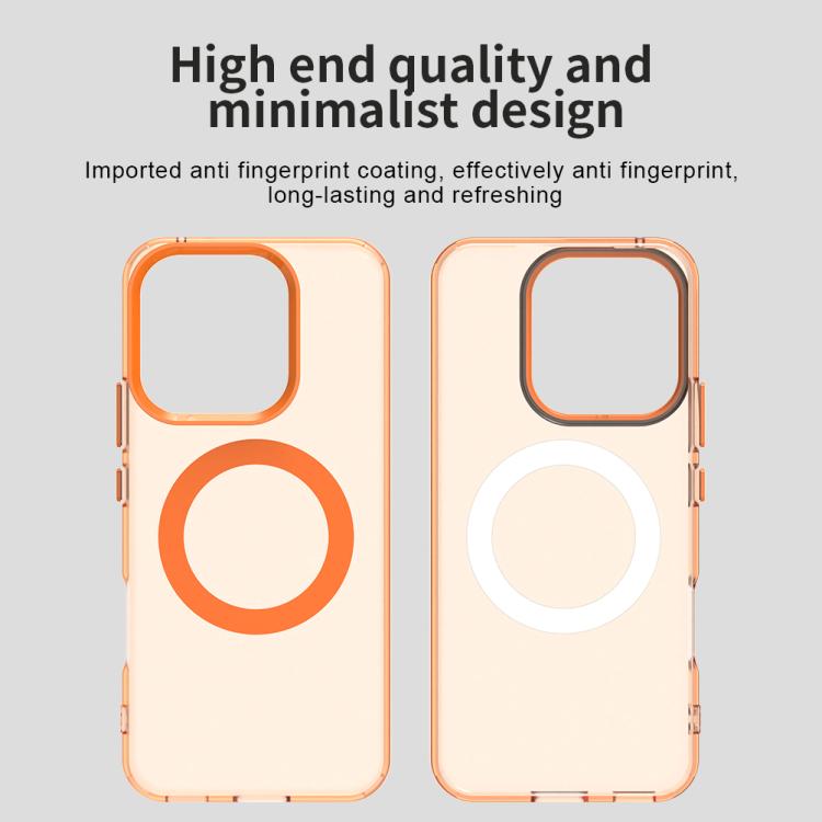 For Honor 400 Lite Global Candy Magsafe PC Hybrid TPU Phone Case(Orange)