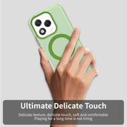 For Honor 400 Lite Global Candy Magsafe PC Hybrid TPU Phone Case(Green)