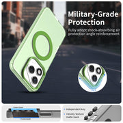 For Honor 400 Lite Global Candy Magsafe PC Hybrid TPU Phone Case(Green)
