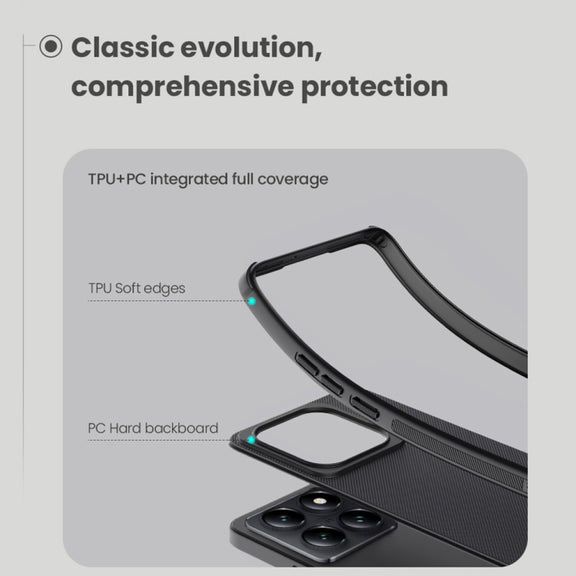 For Xiaomi 14T Pro NILLKIN Frosted Shield Pro Magnetic Phone Case(Black)