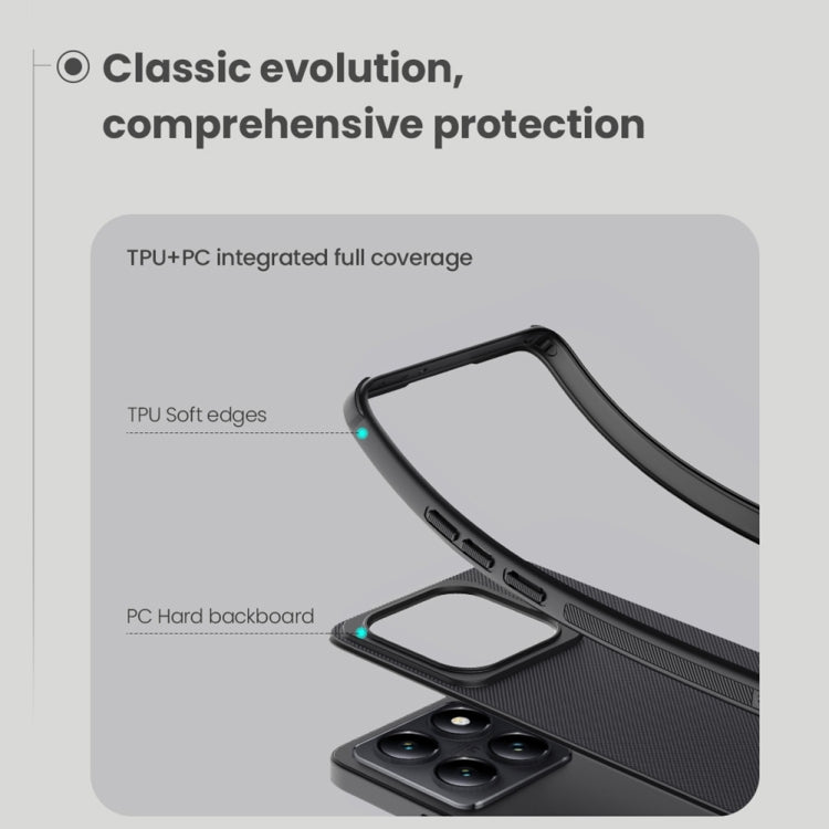 For Xiaomi 14T Pro NILLKIN Frosted Shield Pro Magnetic Phone Case(Black)