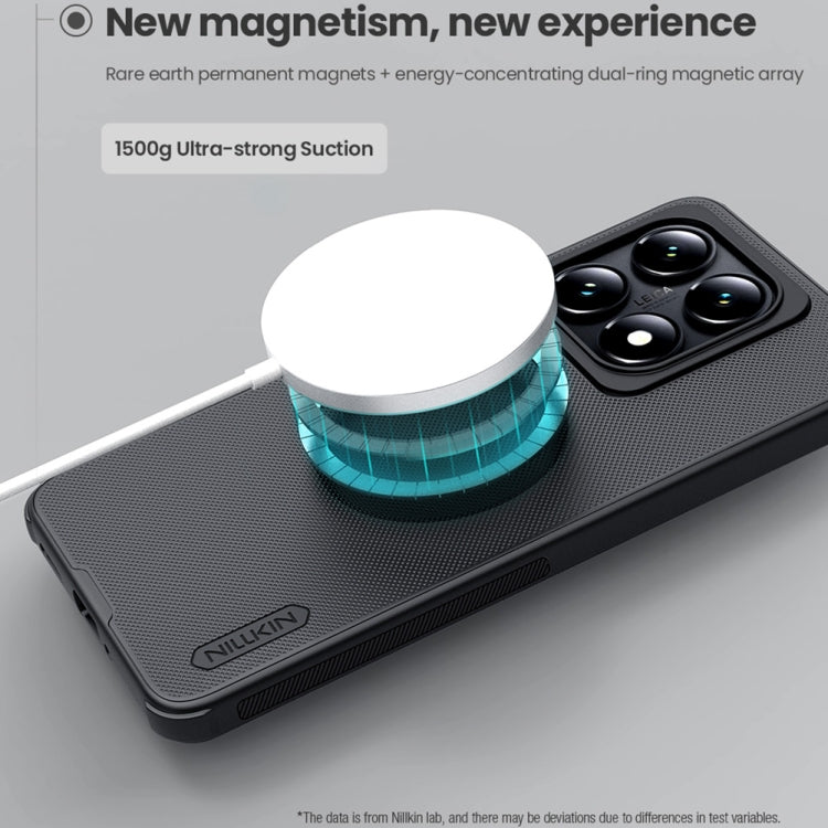 For Xiaomi 14T Pro NILLKIN Frosted Shield Pro Magnetic Phone Case(Black)