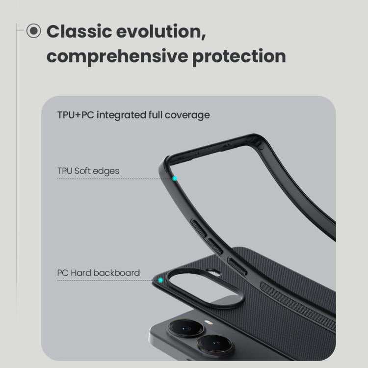 For Xiaomi Poco X7 Pro NILLKIN Frosted Shield Pro Magnetic Phone Case(Black)