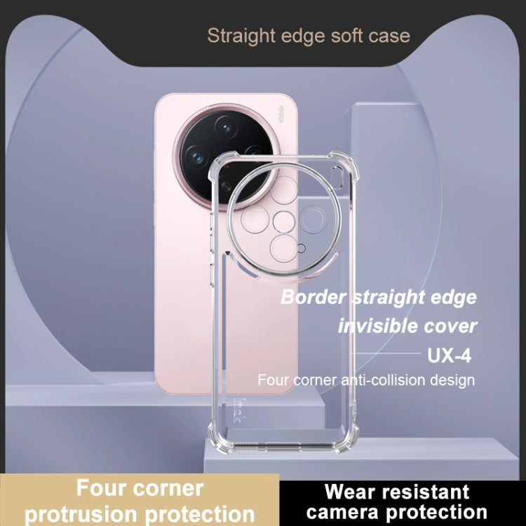 For vivo X200 Pro mini IMAK UX-4 Series Four-corner Shockproof Phone Case(Transparent)