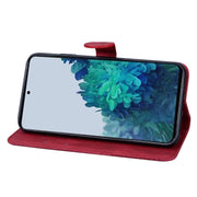 For Samsung Galaxy S25+ 5G Retro Skin Feel Butterflies Embossing Horizontal Flip Leather Phone Case(Red)