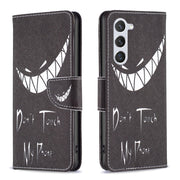 For Samsung Galaxy S25 5G Colored Drawing Pattern Leather Phone Case(Smirk)