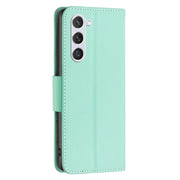 For Samsung Galaxy S25 5G Litchi Texture Pure Color Flip Leather Phone Case(Green)