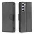 For Samsung Galaxy S25 5G Litchi Texture Pure Color Flip Leather Phone Case(Black) - Galaxy S25 5G Cases by PMC TechLife | Online Shopping South Africa | PMC TechLife | Buy Now Pay Later Mobicred