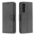 For Samsung Galaxy S25+ 5G Litchi Texture Pure Color Flip Leather Phone Case(Black) - Galaxy S25+ 5G Cases by PMC TechLife | Online Shopping South Africa | PMC TechLife | Buy Now Pay Later Mobicred