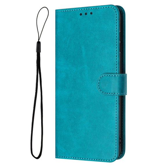 For Samsung Galaxy S25 Ultra 5G Solid Calf Texture Flip Leather Phone Case(Green)