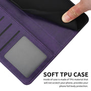 For Samsung Galaxy S25+ / S24+ 5G Solid Calf Texture Flip Leather Phone Case(Purple)