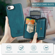 For iPhone 16e JEEHOOD J02 Magnetic Zipper Horizontal Flip Leather Phone Case(Blue)