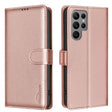 For Samsung Galaxy S25 Ultra 5G Litchi Texture RFID Anti-theft Leather Phone Case(Gold) - free shipping - PMC Jewellery - Order now!