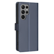 For Samsung Galaxy S25 Ultra 5G Litchi Texture RFID Anti-theft Leather Phone Case(Blue)